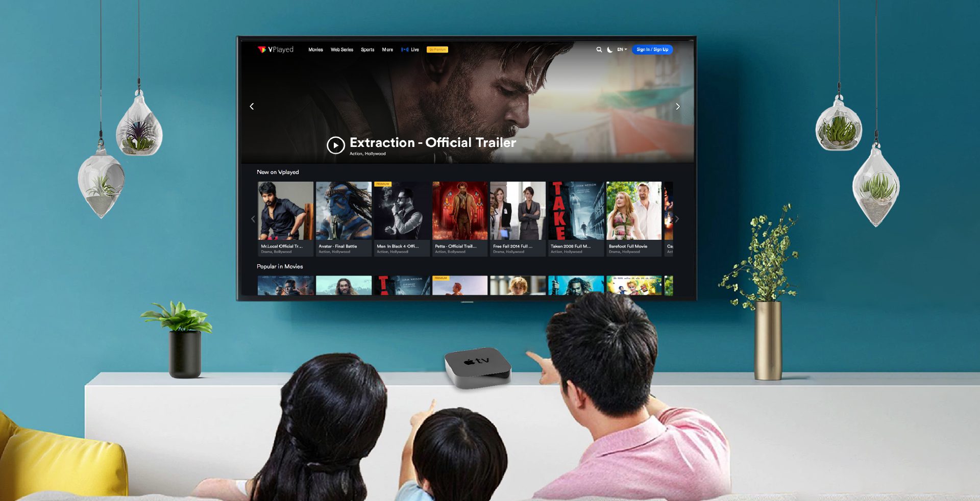 IPTV Maxora profesyonel yayın platformu arayüzü